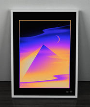 Load image into Gallery viewer, "Pyramid Dreams" Art Print by Victor Moatti