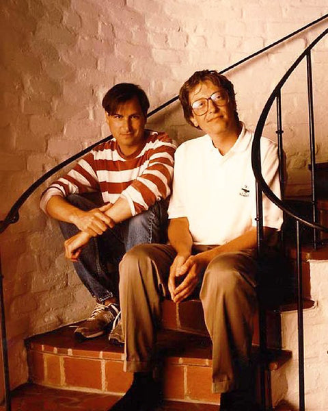 Steve Jobs and Bill Gates. Geek Chills