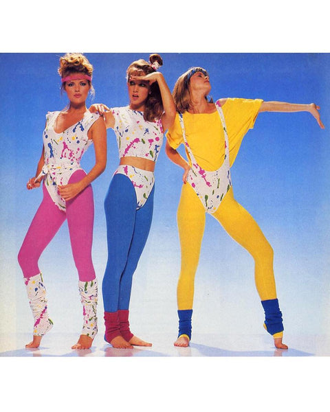 Lycra Spandex. 1980s