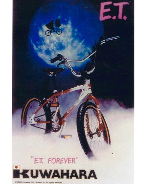 Rare ad, 1982. E.T. and Kuwahara BMX