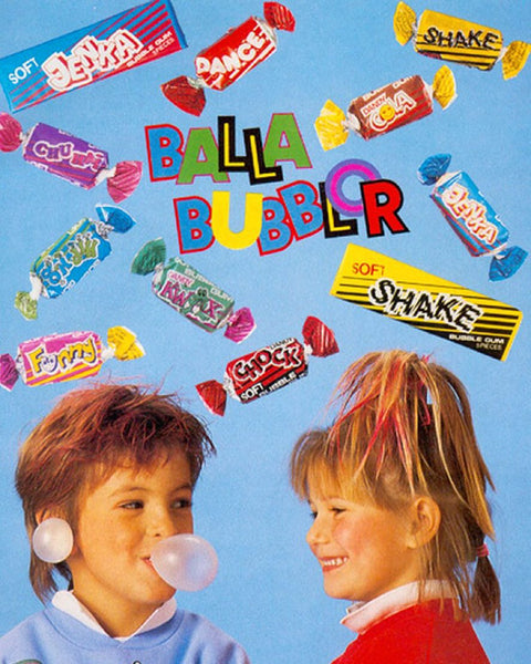 Swedish Bubble Gum Ad, 1984