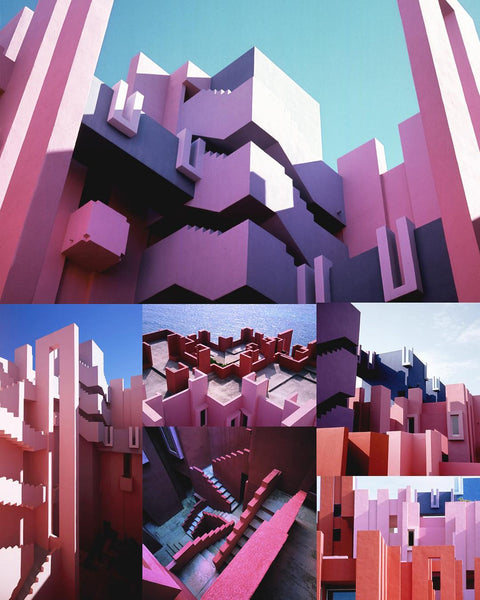 'The Red Wall' by Ricardo Bofill. 1968