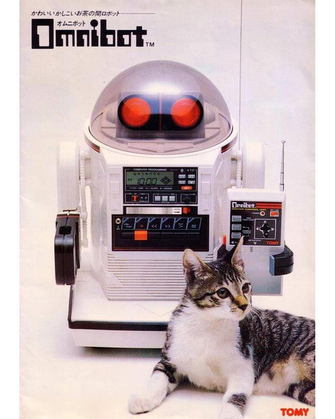 Tomy Omnibot 5402 and cat