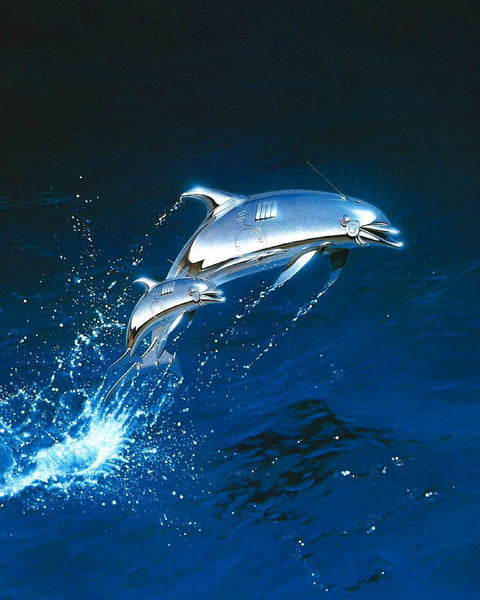 Metal Dolphin, Hajime Sorayama. 1983.
