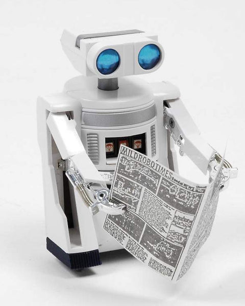 MildBoy comes with 'MildRoboTimes' Newspaper