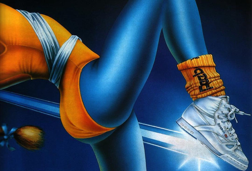 80s Airbrush Reebok ad.