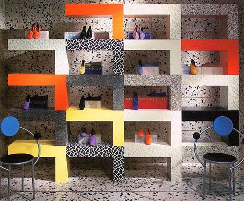 Espirit Store Interior 1985  Design by Ettore Sottsass