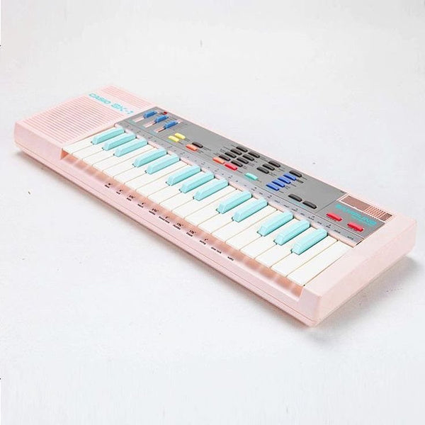 Casio SK-1 ultra rare pink version with light blue keys. 1985🇯🇵