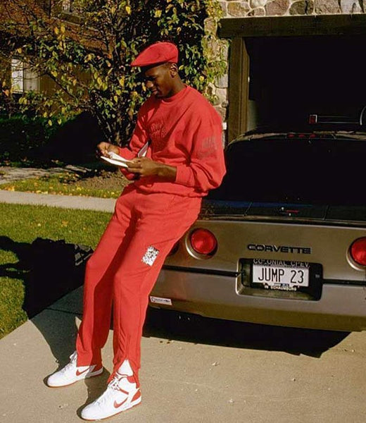 Michael Jordan with the best registration plate