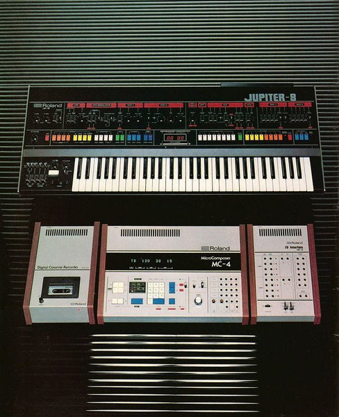 Roland Jupiter-8 and MC-4  1981🇯🇵
