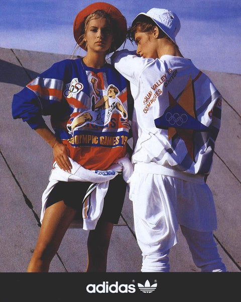 Adidas ad. Vogue 1987🇺🇸