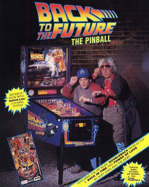 Back to the Future Pinball Machine.