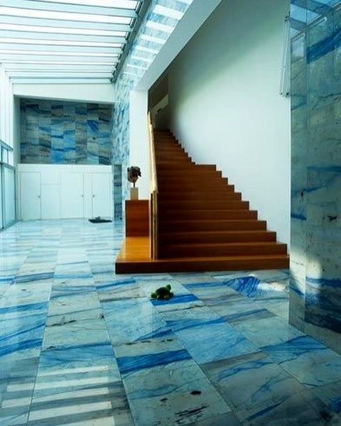 Blue Marble Interior by Ettore Sottsass.