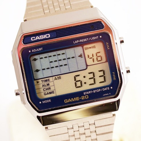 Casio Game-20 with built in Alien Invasion Game.