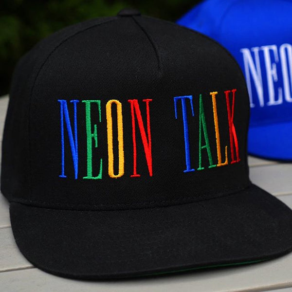 New! Neon Talk Caps