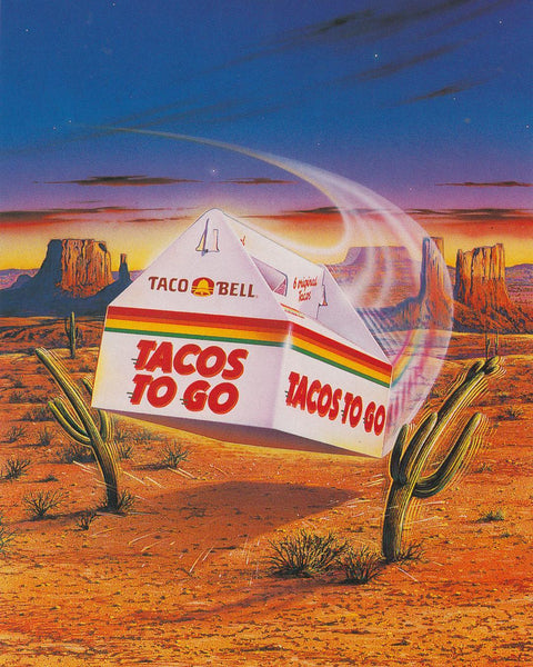 "Tacos to Go" airbrush by Jeff Wack '94.