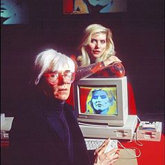 Andy Warhol and Debbie Harry