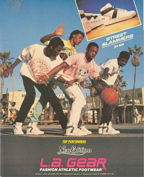 L.A. GEAR. Street Slammers ad. 1987🇺🇸