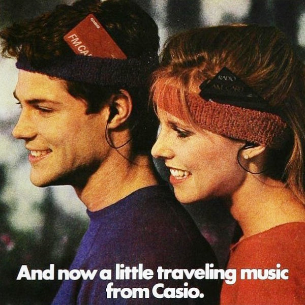 Casio FM & AM Radio Card RD-10 Print ad.