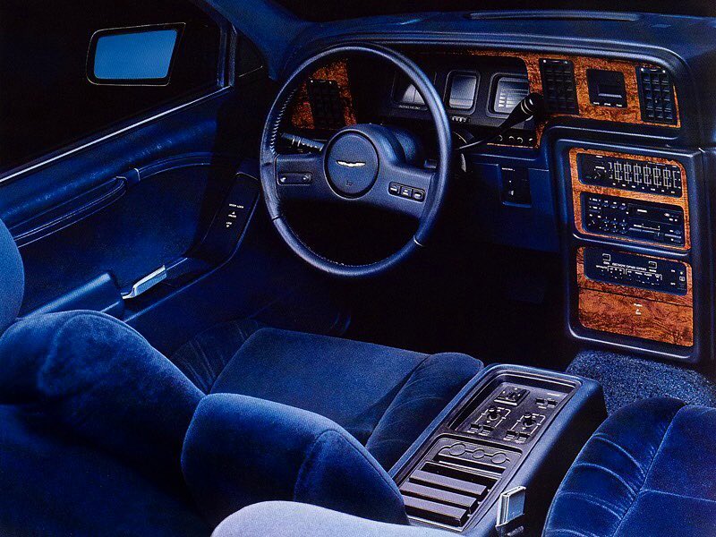 Ford Thunderbird. Dashboard. Interior. 1988🇺🇸