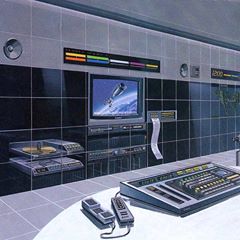 Airbrush.  80s Sony Print Ad.