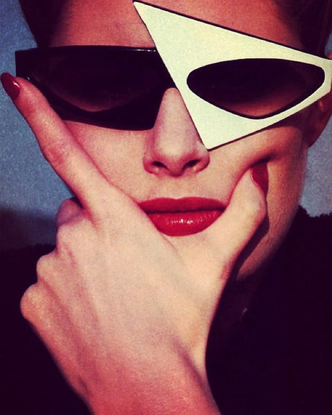 esign by Helmut Newton. Glasses by Alain Mikli. 1983.