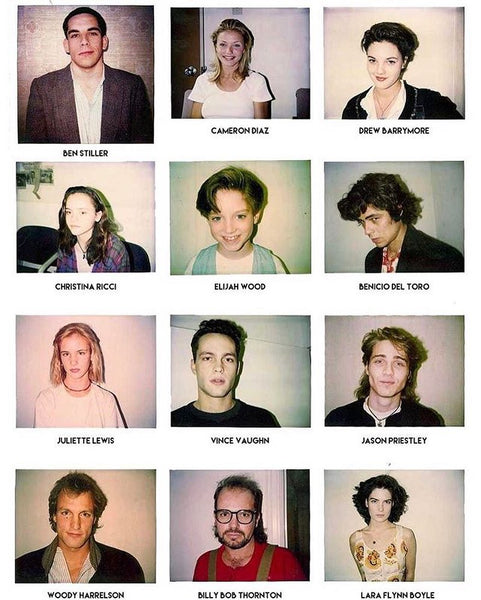 Polaroids by Casting Director Mali Finn. 80’s