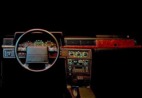 Volvo 780 Dashboard and Interior.