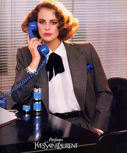 Yves Saint Laurent, Rive Gauche campaign, 1980s.