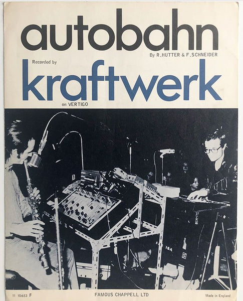 Sheet Music for Autobahn by Kraftwerk.