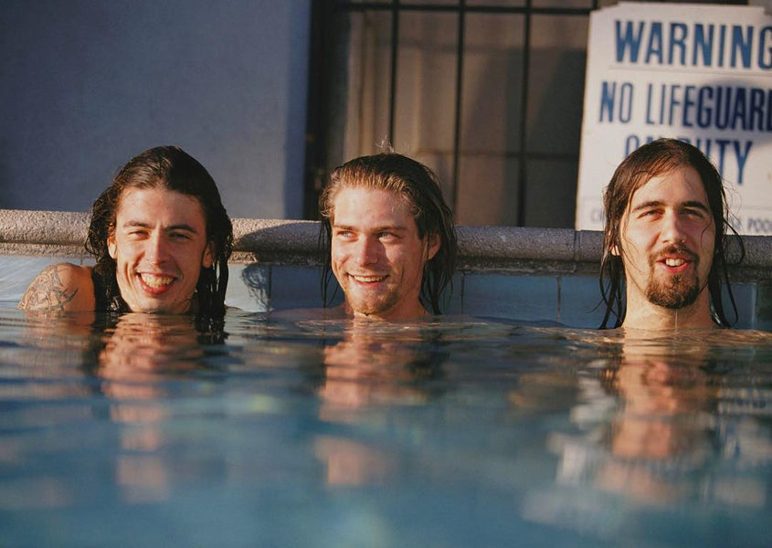 Nirvana during the "Nevermind" Photoshoot. 1991🇺🇸