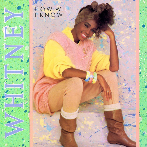 Whitney Houston "How Will I Know" Vinyl Cover. 1985🇺🇸