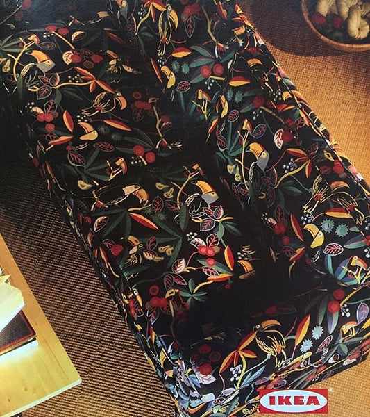 Toucan Patterned Couch. IKEA 1987🇸🇪
