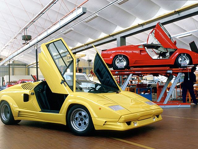 Lamborghini Countach Behind the Scene