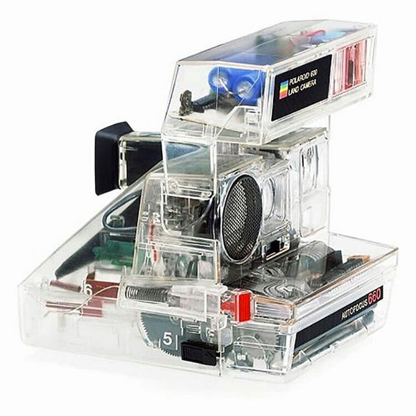 Polaroid Autofocus 660. 1981. Rare Clear Case Version.