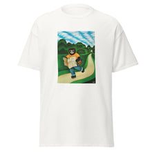 Load image into Gallery viewer, Roller Skate Cat T-shirt by Martin Leman. 1980
