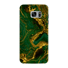 Load image into Gallery viewer, Green Floating Marble Phone Case
