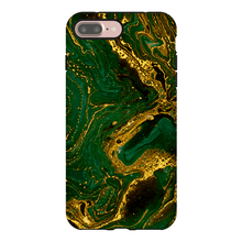 Load image into Gallery viewer, Green Floating Marble Phone Case
