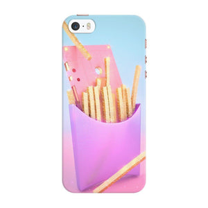 "Fries with Cassette" Phone Case by Pastelae