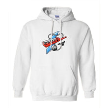 Load image into Gallery viewer, ANDREW WALKER UNISEX HOODIE &quot;KEYTAR&quot; WHITE
