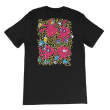 Load image into Gallery viewer, T-shirt Rob Flowers RASPBERRY COOL (Back print)
