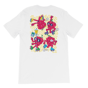 T-shirt Rob Flowers RASPBERRY COOL (Back print)