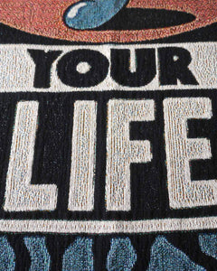 "Enjoy Your Life" Woven Art Blanket by YeYe Weller
