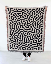 Load image into Gallery viewer, &quot;Coral&quot; Woven Art Blanket by Adrià Molins
