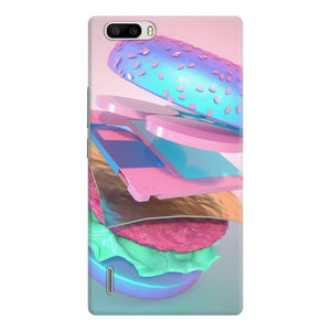 "Burger with Floppy Disc" Phone Case by Pastelae