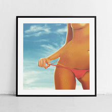 Load image into Gallery viewer, &quot;Beach Babe&quot; Art Print by Splitsaber.exe
