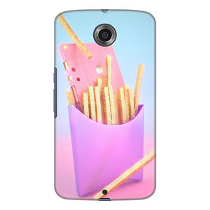 "Fries with Cassette" Phone Case by Pastelae