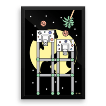 Load image into Gallery viewer, &quot;Space Hoops&quot; Art Print by DrakeCereal
