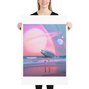 "Pastel Ufo" Art Print by Morysetta