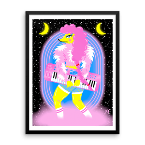 "Space Keyboard" Art Print by Madelen Foss